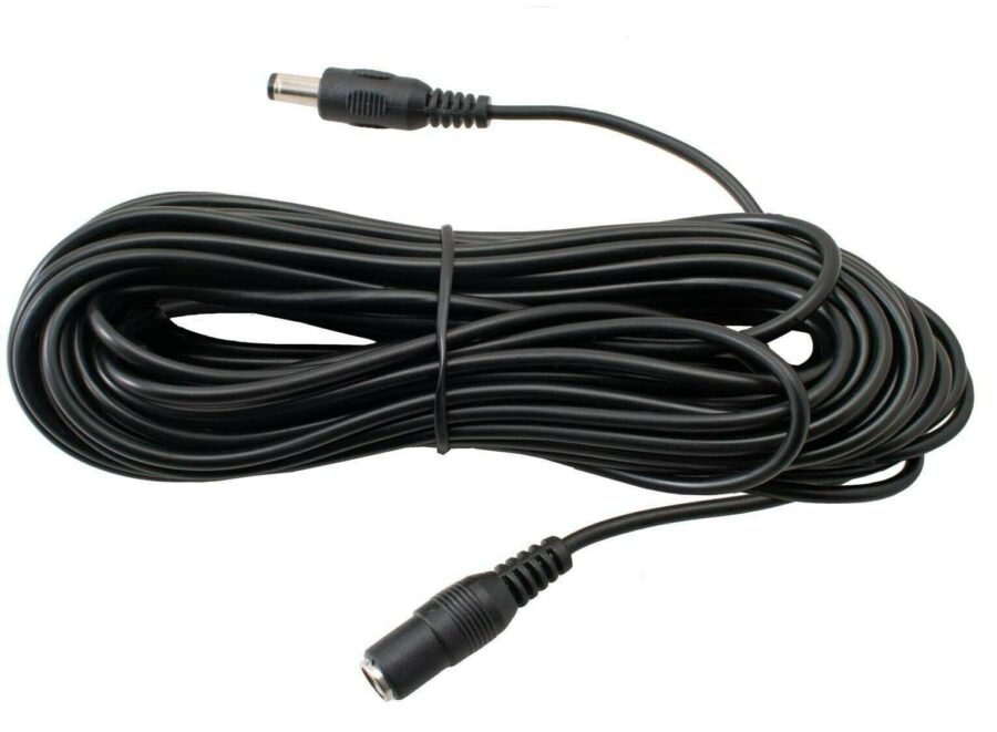 10 METER CCTV 12V DC POWER SUPPLY EXTENSION CABLE MALE TO FEMALE CORD LEAD CCTV CAMERA DVR