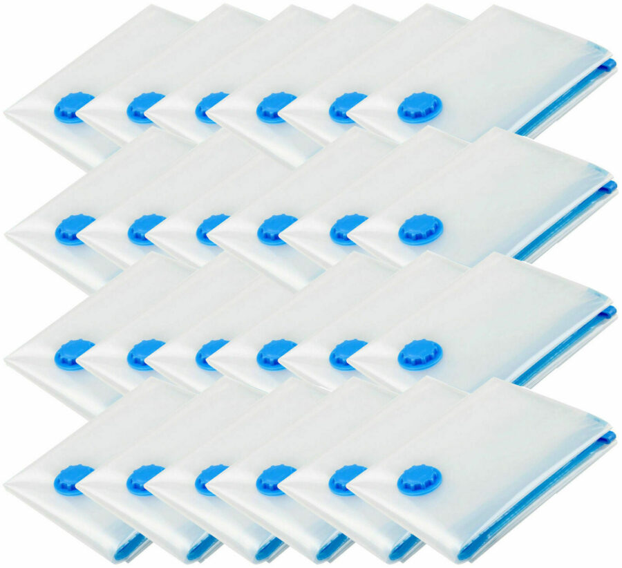 100X80CM PACK OF 8 VACUUM STORAGE BAGS STRONG VACUUM STORAGE SPACE SAVING BAGS VAC BAG SPACE SAVER VACUUM BAGS